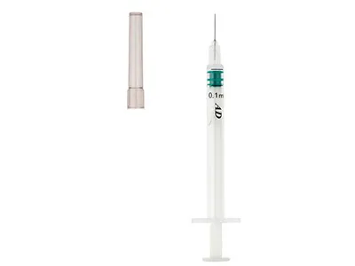 Auto-Disable Syringe (Metal Clip)