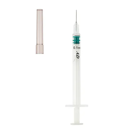Auto-Disable Syringe (Metal Clip)